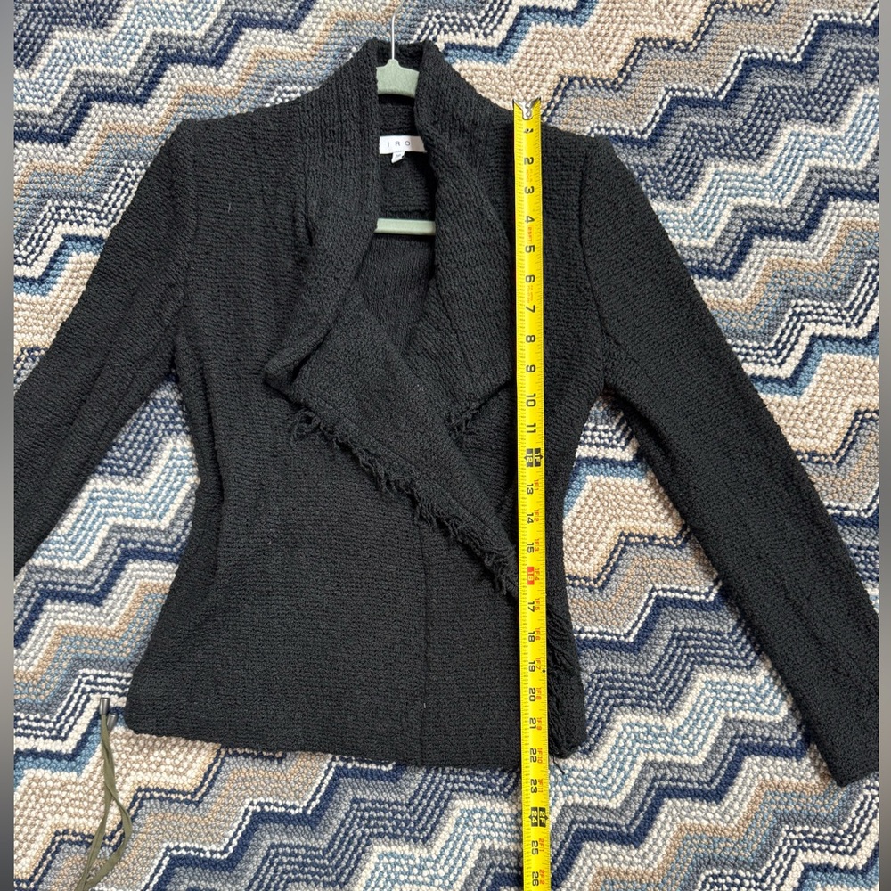 Iro Women's Black Textured Jacket - Picture 3 of 7